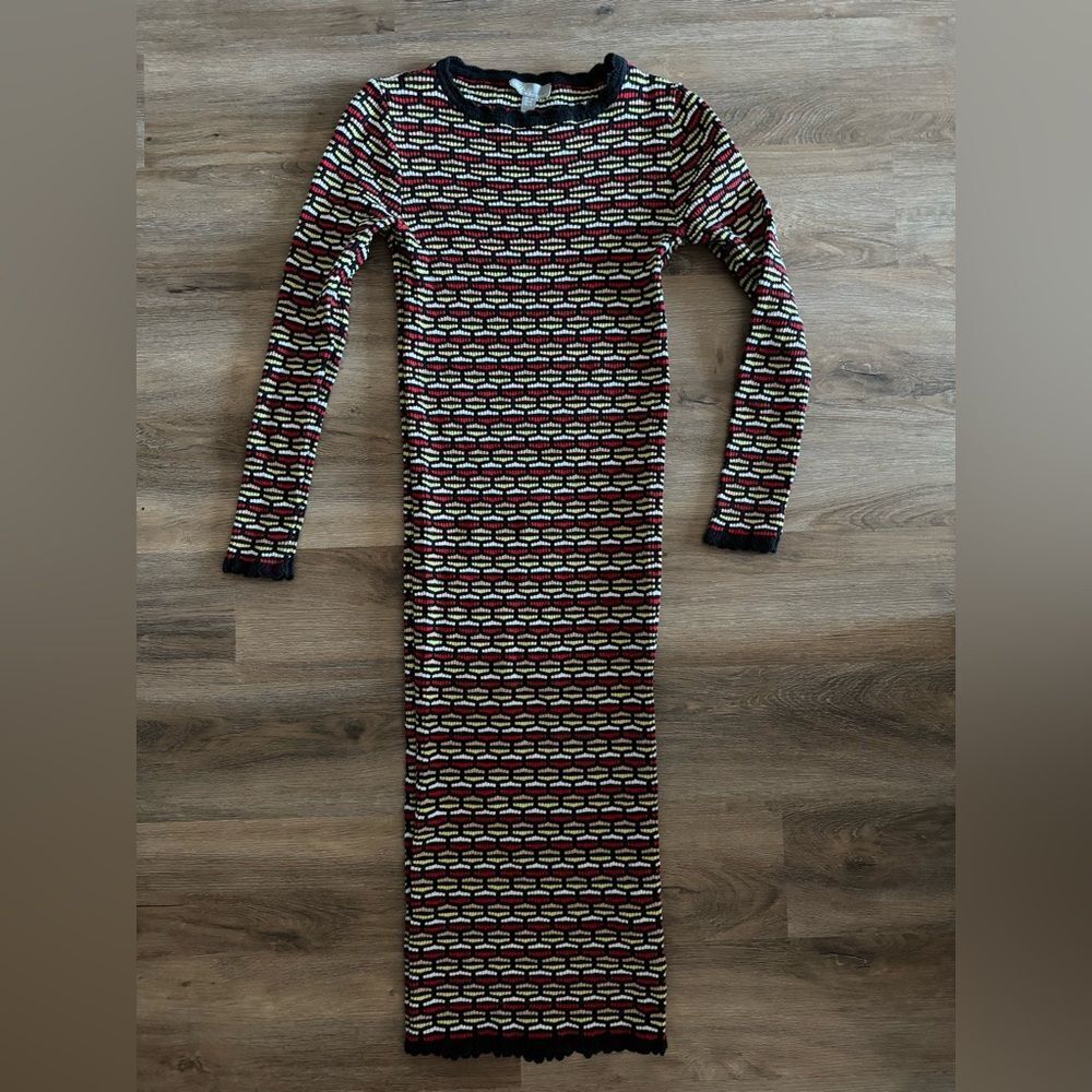 ASOS Multicolor Patterned Knit Dress